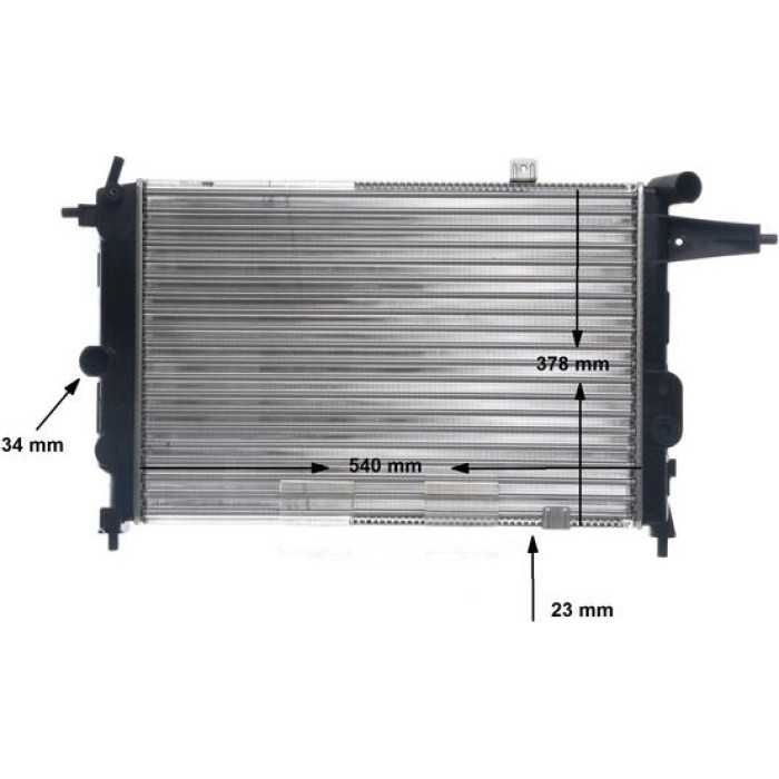 MAHLE Kühler, Motorkühlung CR 437 000S MAHLE Kühler, Motorkühlung CR 437 000S