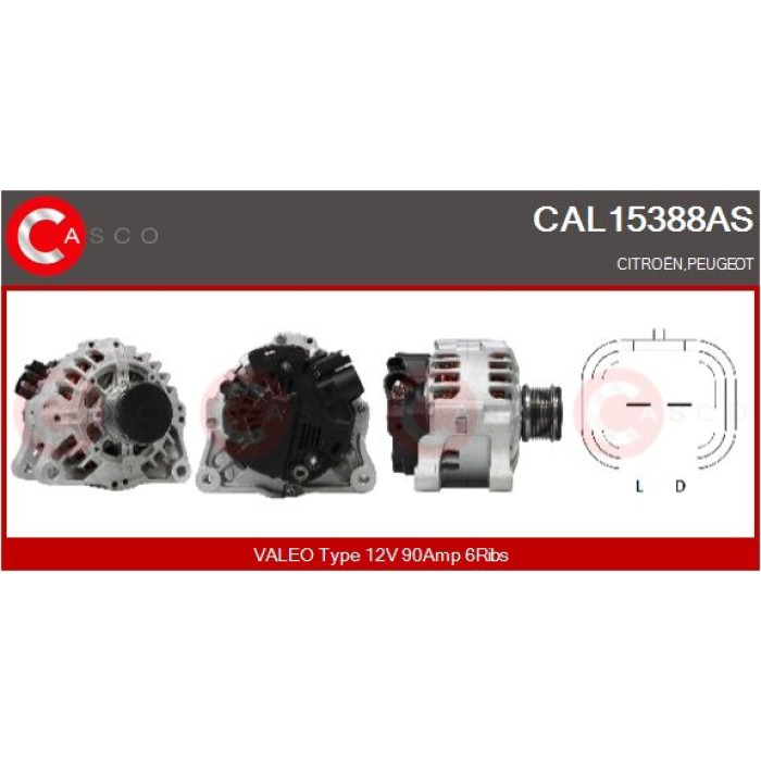 CASCO Generator CAL15388AS CASCO Generator CAL15388AS