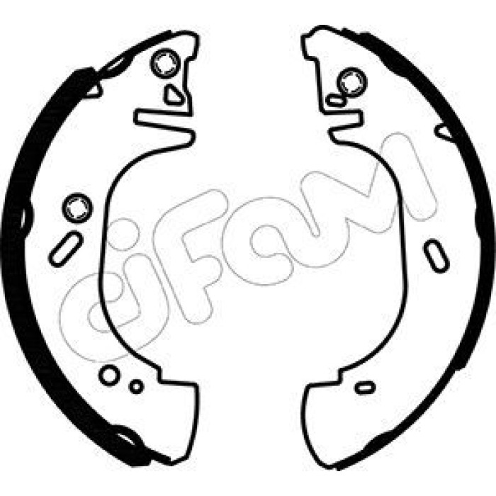 CIFAM Bremsbackensatz 153-123 CIFAM Bremsbackensatz 153-123