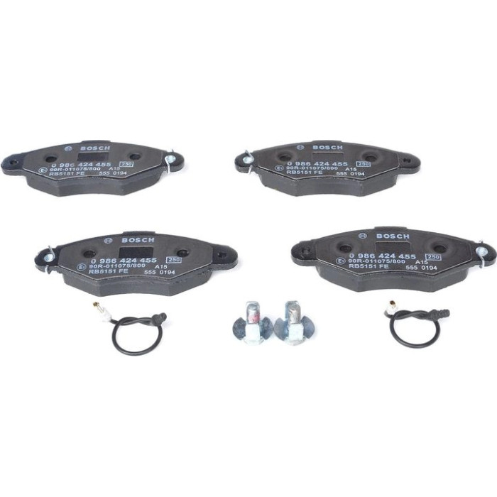 Bosch Bremsbelagsatz 0 986 424 455 Bosch Bremsbelagsatz 0 986 424 455