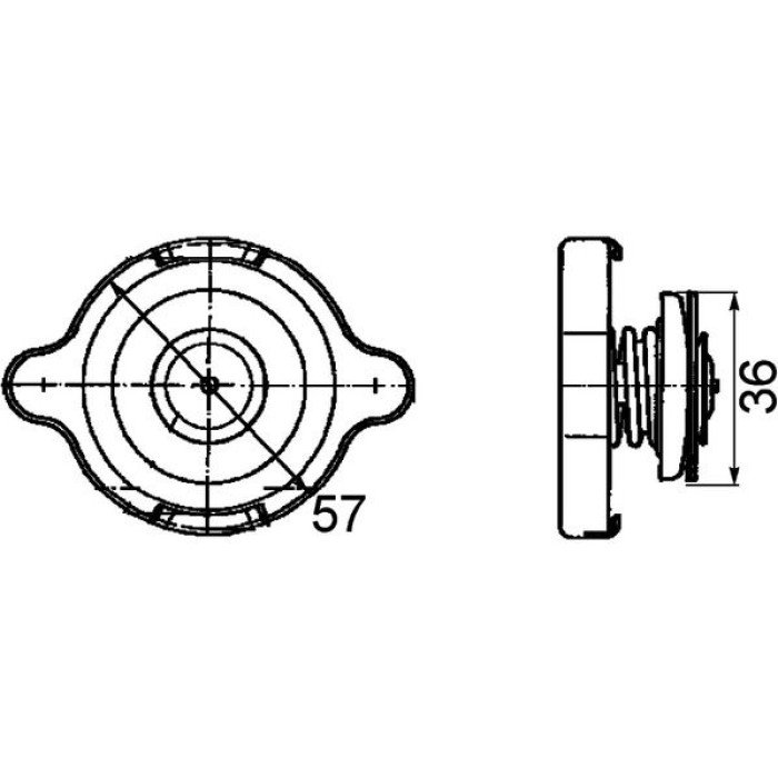 MAHLE Verschlußdeckel, Kühler CRB 10 000P