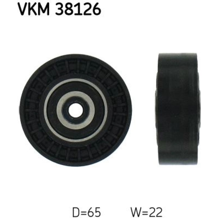 SKF Keilrippenriemen-Spannrolle VKM 38126 SKF Keilrippenriemen-Spannrolle VKM 38126