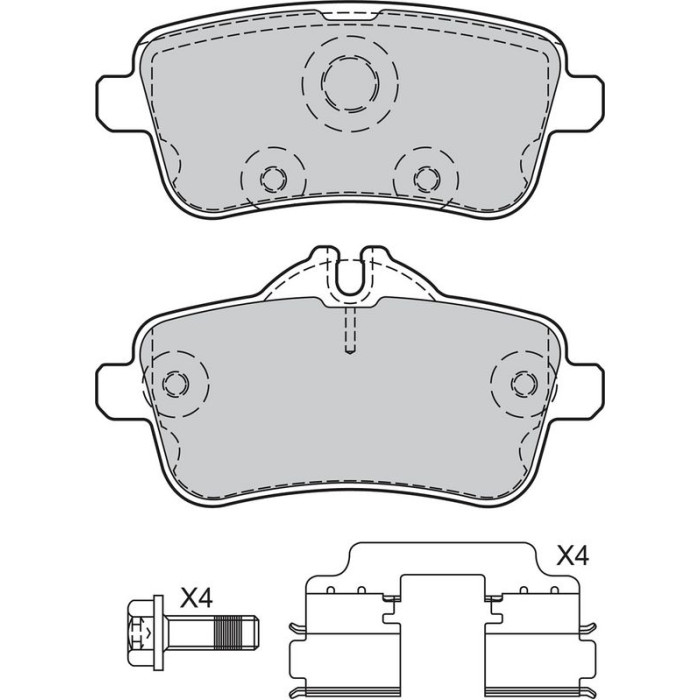 Valeo Bremsbelagsatz 601341 Valeo Bremsbelagsatz 601341