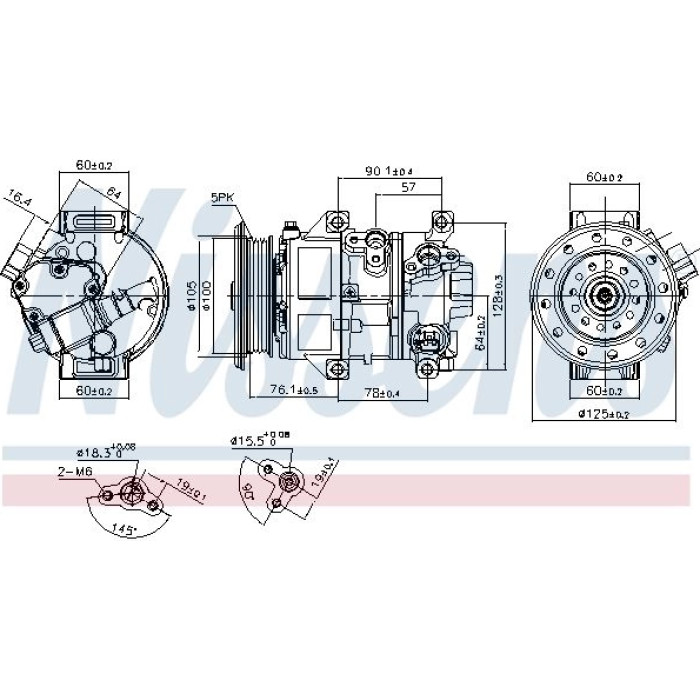 Nissens Klimakompressor PKW 89309 Nissens Klimakompressor PKW 89309