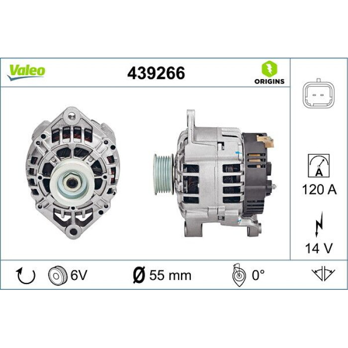 Valeo Lichtmaschine 439266 Valeo Lichtmaschine 439266