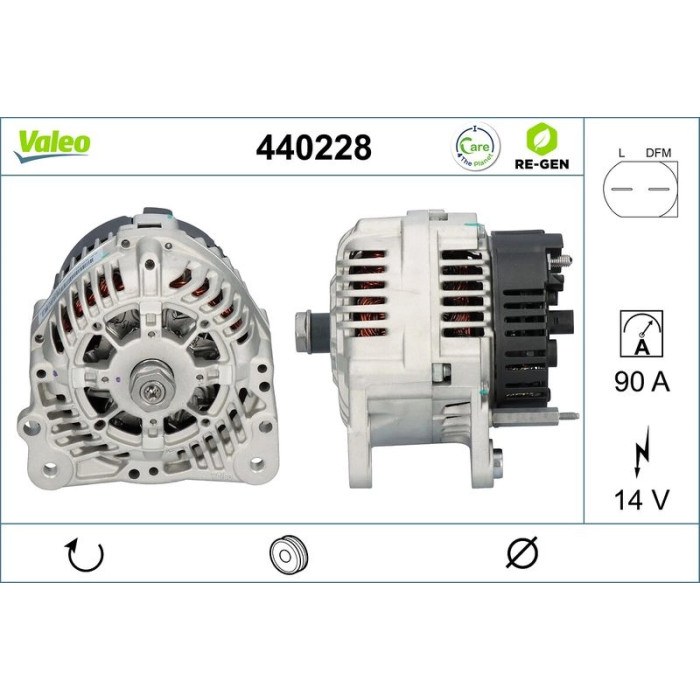 Valeo Lichtmaschine 440228 Valeo Lichtmaschine 440228