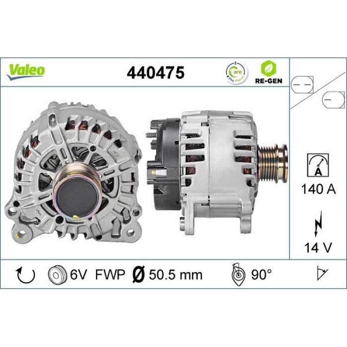 Valeo Lichtmaschine 440475