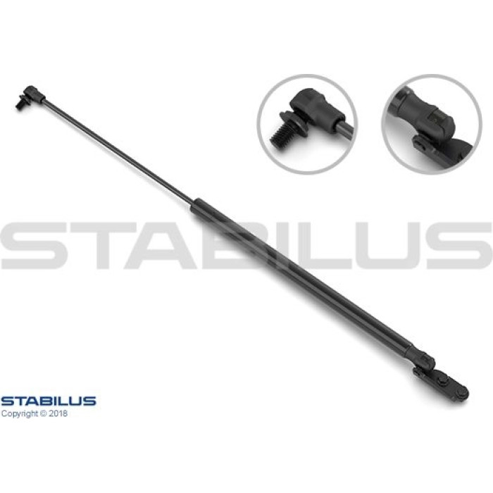 589138 Stabilus Gasdruckfeder (Gasfeder), Heckklappendämpfer, 380 N, 545 mm - 589138 589138 Stabilus Gasdruckfeder (Gasfeder), Heckklappendämpfer, 380 N, 545 mm - 589138