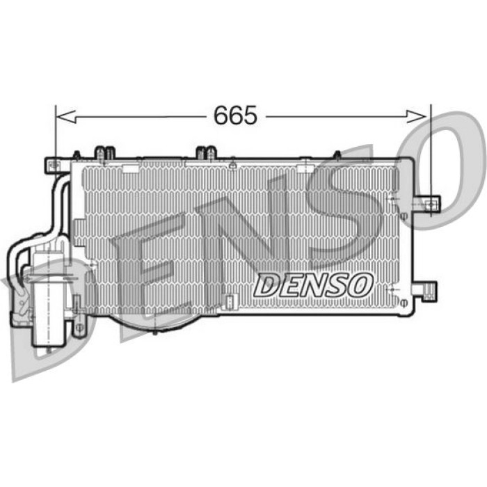 Denso Klimakondensator DCN20016 Denso Klimakondensator DCN20016