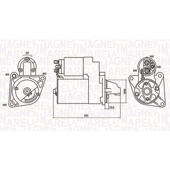 Magneti Marelli Anlasser 063721053010 Magneti Marelli Anlasser 063721053010
