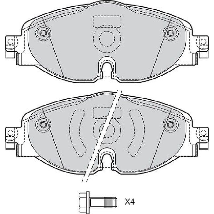 Valeo Bremsbelagsatz 601702