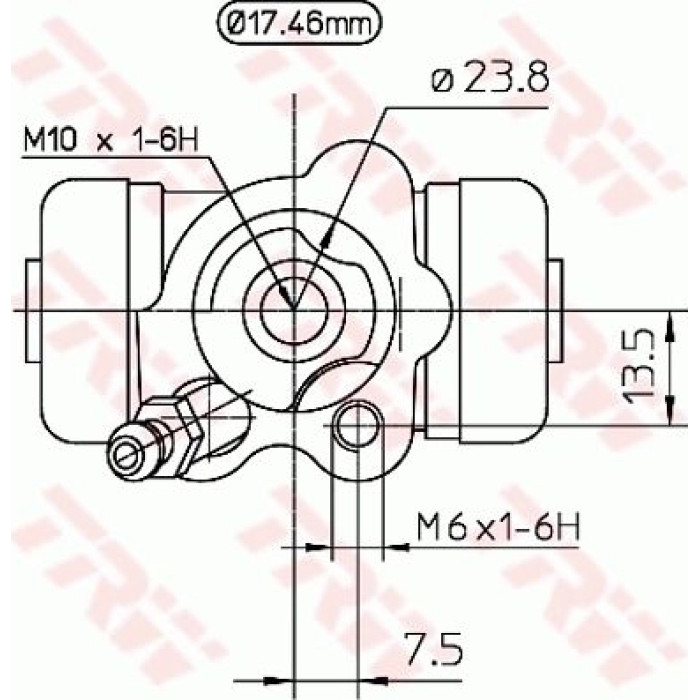TRW Radbremszylinder BWC249 TRW Radbremszylinder BWC249