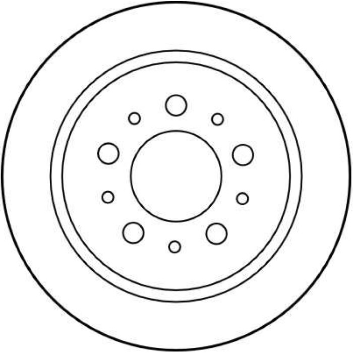 TRW Bremsscheibe DF1695 TRW Bremsscheibe DF1695