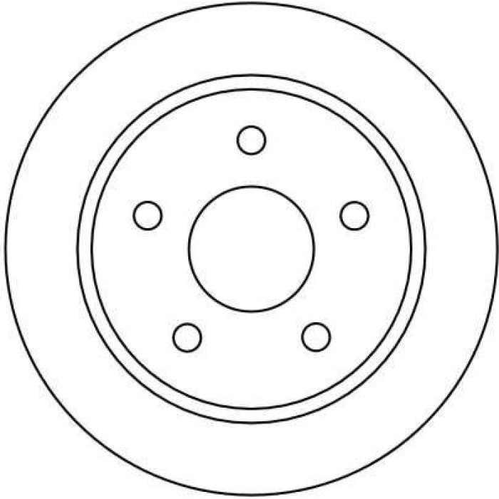 TRW Bremsscheibe DF1651 TRW Bremsscheibe DF1651