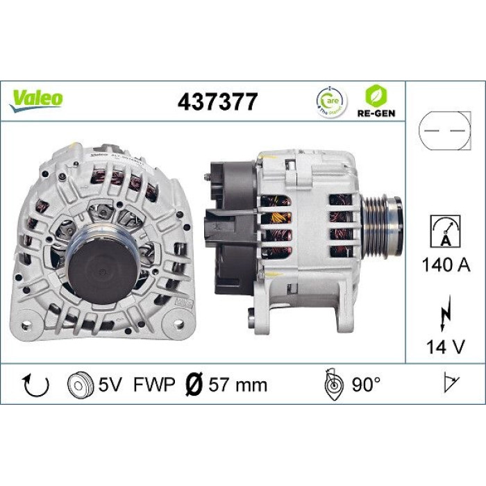Valeo Lichtmaschine 437377 Valeo Lichtmaschine 437377