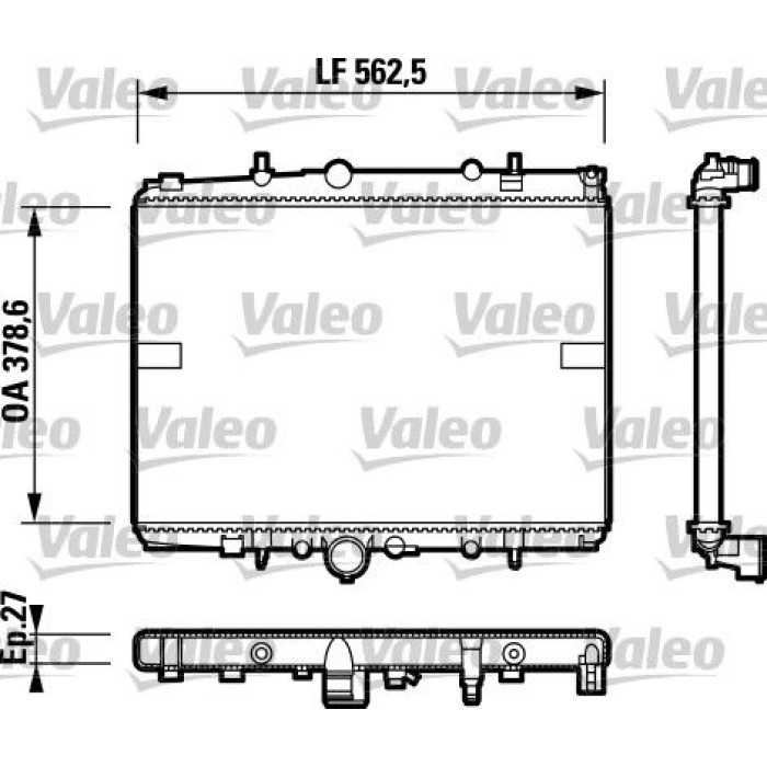 Valeo Motorkühler 732599