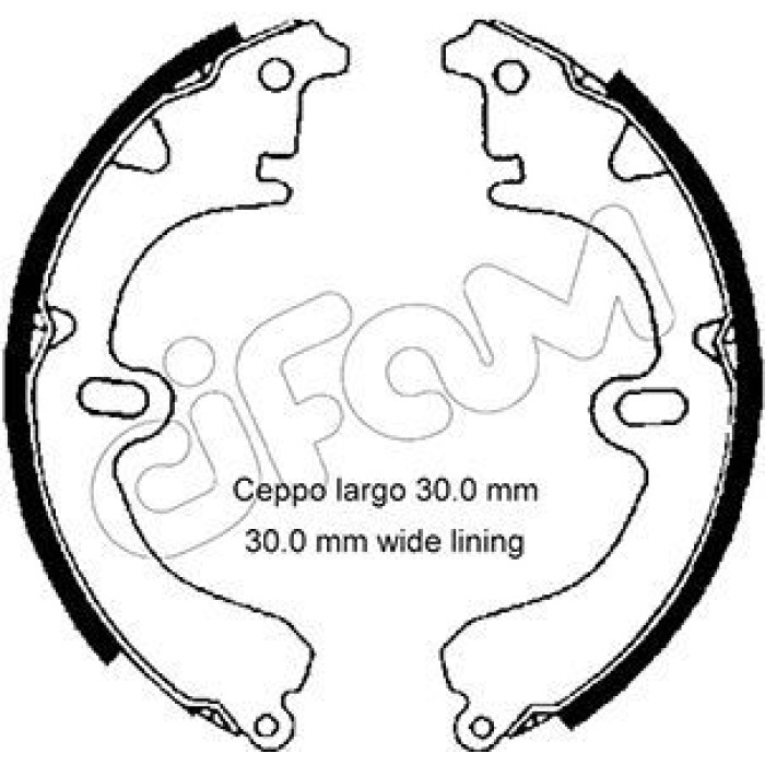 CIFAM Bremsbackensatz 153-419 CIFAM Bremsbackensatz 153-419