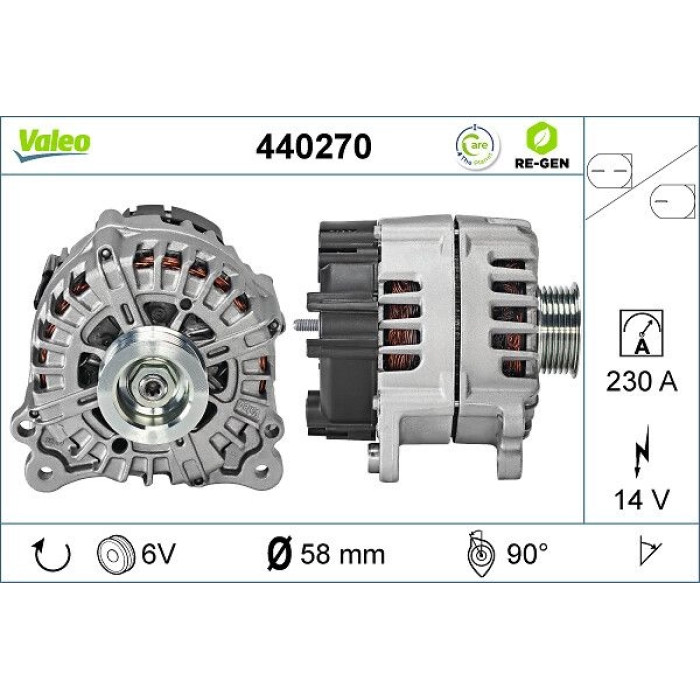 Valeo Lichtmaschine 440270 Valeo Lichtmaschine 440270