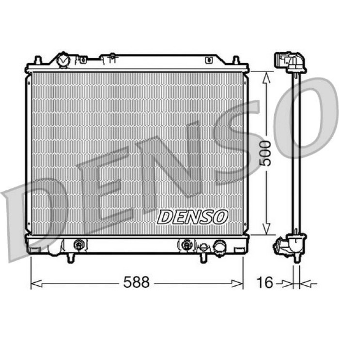 Denso Motorkühler DRM45013 Denso Motorkühler DRM45013