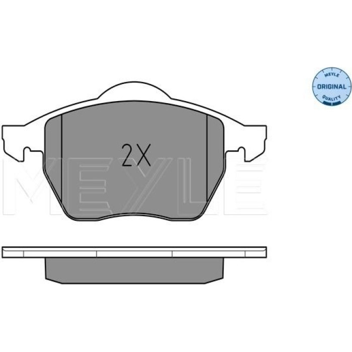 MEYLE Bremsbelagsatz VW Sharan/Alham 252184819 MEYLE Bremsbelagsatz VW Sharan/Alham 252184819