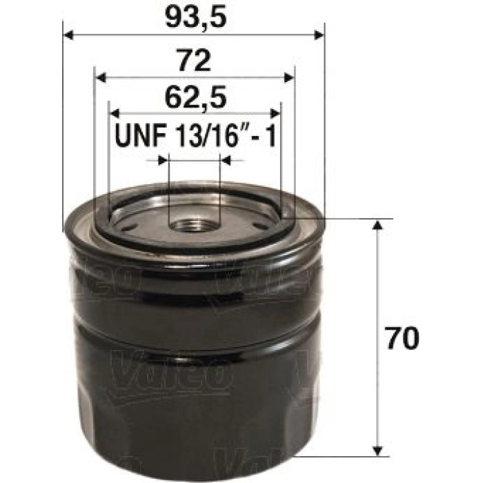 Valeo Ölfilter 586074 Valeo Ölfilter 586074