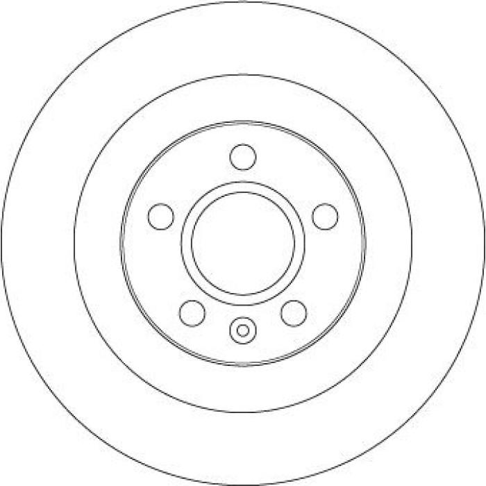 TRW Bremsscheibe DF6970 TRW Bremsscheibe DF6970