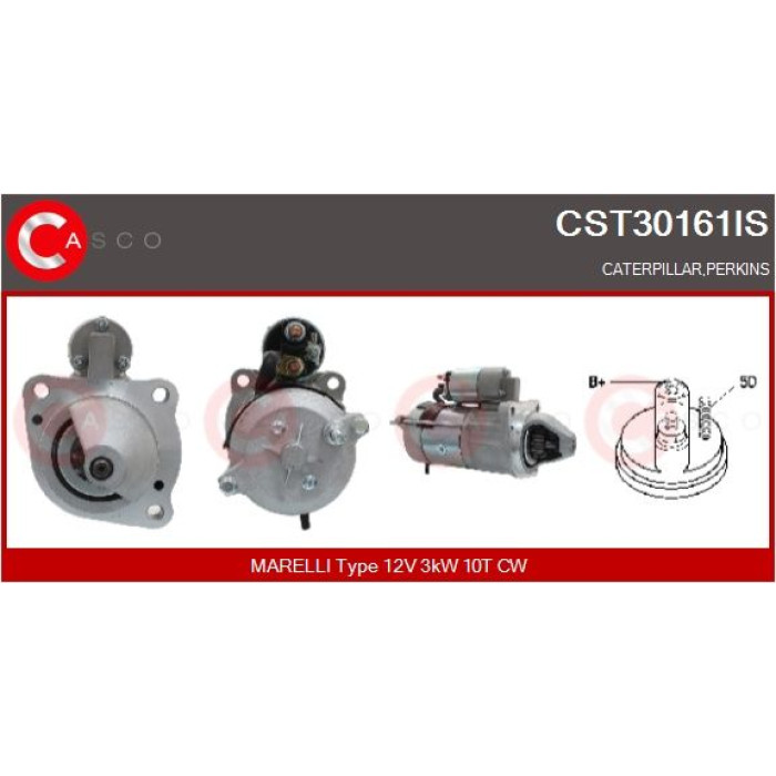 CASCO Anlasser CST30161IS CASCO Anlasser CST30161IS