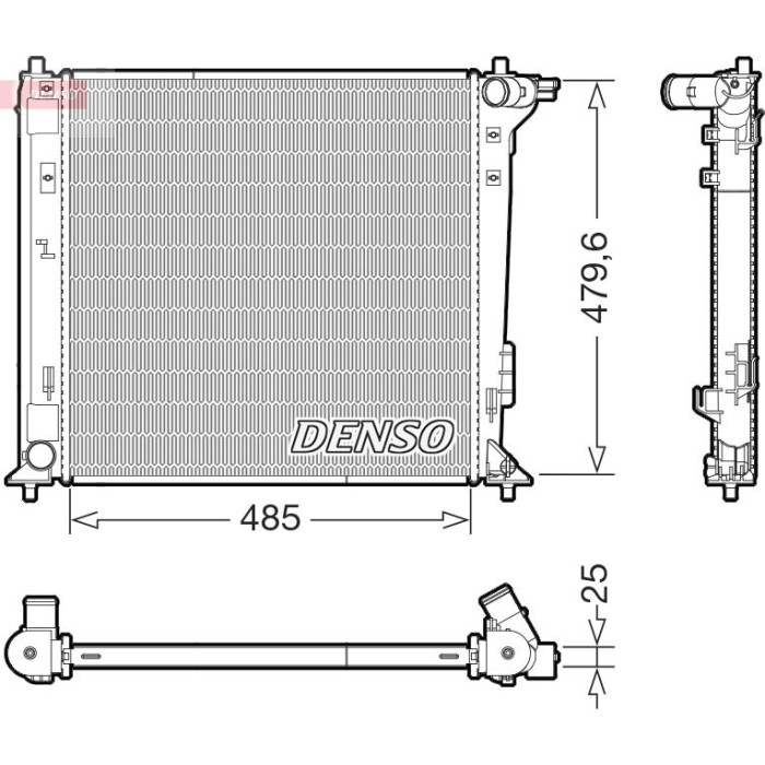 Denso Motorkühler DRM41031 Denso Motorkühler DRM41031