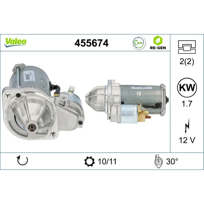 Valeo Anlasser 455674