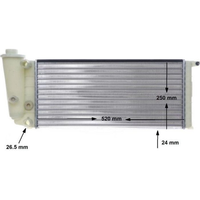 MAHLE Kühler, Motorkühlung CR 617 000S MAHLE Kühler, Motorkühlung CR 617 000S