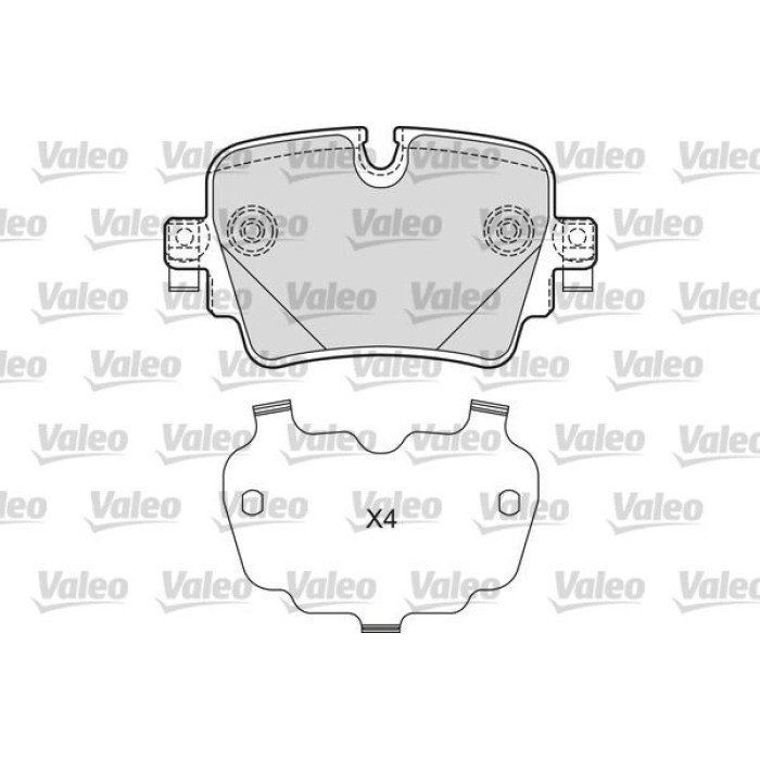 Valeo Bremsbelagsatz 601670 Valeo Bremsbelagsatz 601670