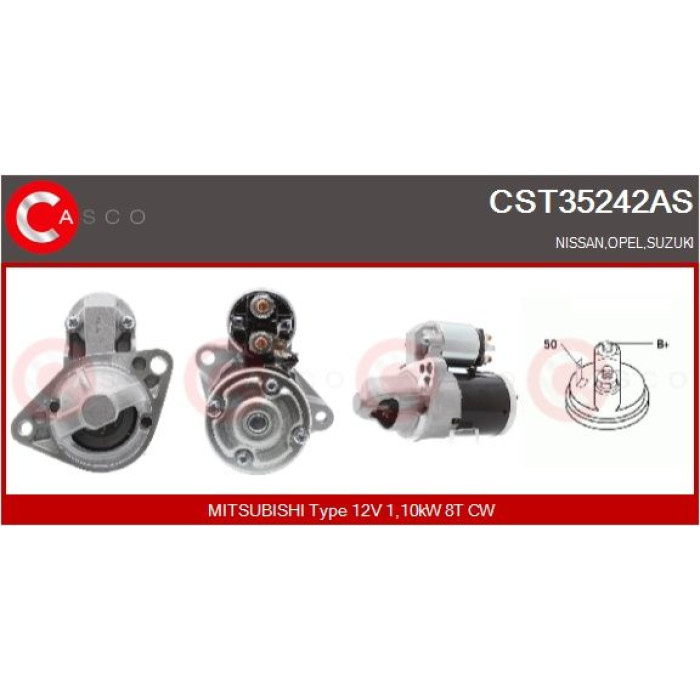CASCO Anlasser CST35242AS CASCO Anlasser CST35242AS