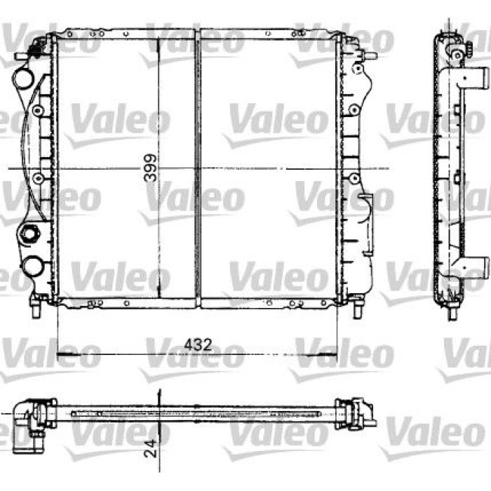 230181 Valeo Motorkühler 230181 230181 Valeo Motorkühler 230181