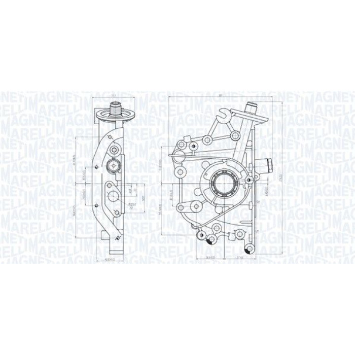 Magneti Marelli Ölpumpe 351516000114 Magneti Marelli Ölpumpe 351516000114