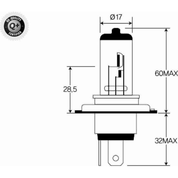 V99-84-0007 Vemo Fernlichtlampe V99-84-0007