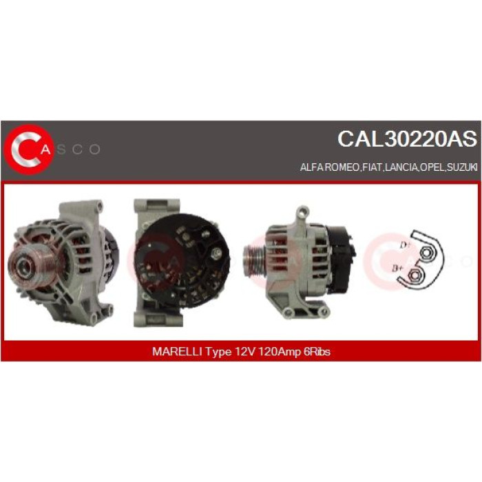 CASCO Generator CAL30220AS CASCO Generator CAL30220AS