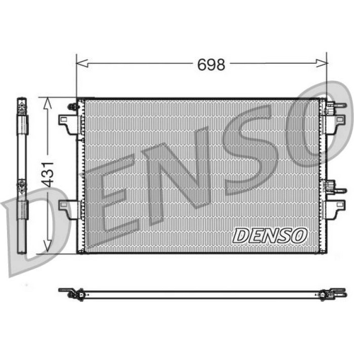 Denso Klimakondensator DCN23022 Denso Klimakondensator DCN23022
