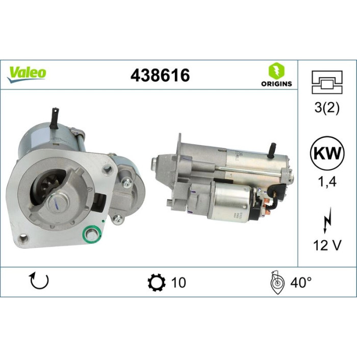 Valeo Anlasser 438616