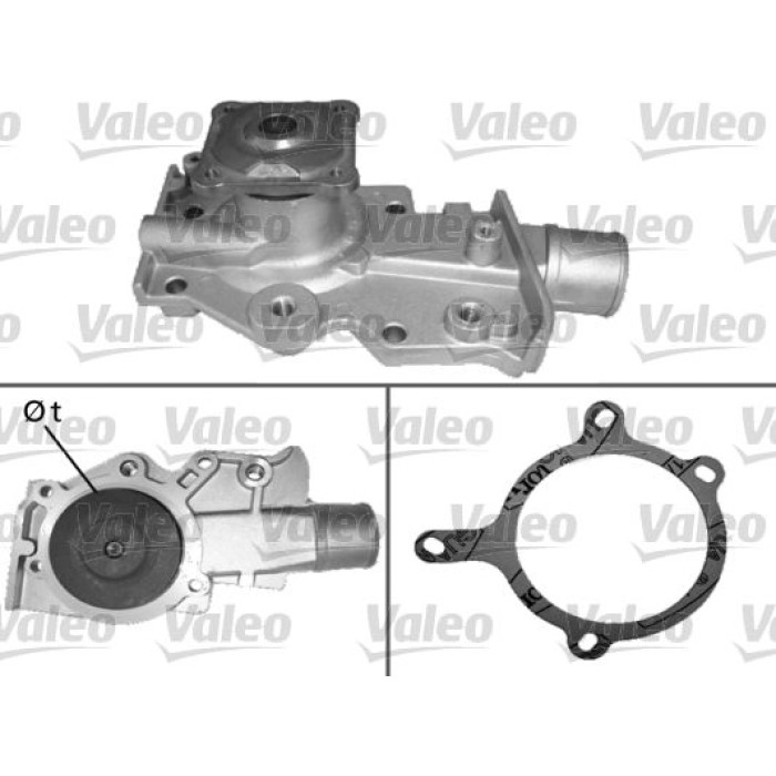 Valeo Wasserpumpe / Kühlmittelpumpe 506284 Valeo Wasserpumpe / Kühlmittelpumpe 506284