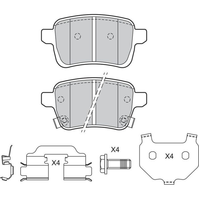 Valeo Bremsbelagsatz 601478