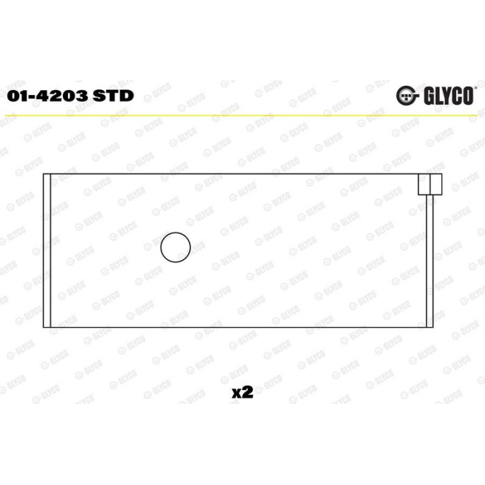 GLYCO Pleuellager 01-4203 STD GLYCO Pleuellager 01-4203 STD