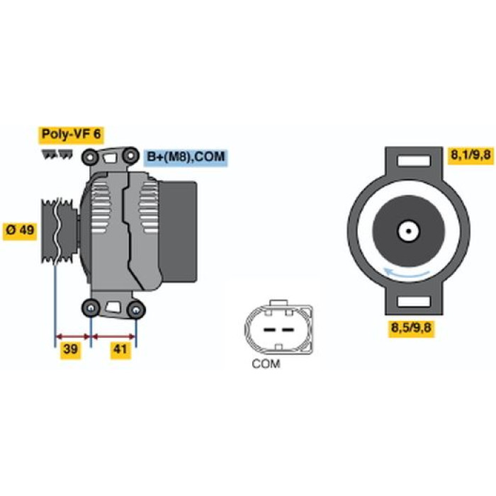 Bosch Generator 0121715112 Bosch Generator 0121715112