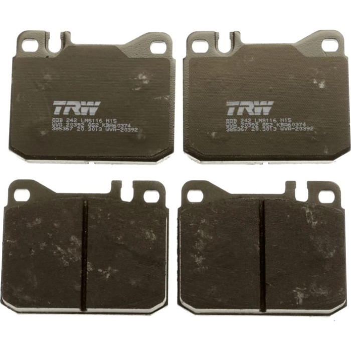 GDB242 TRW Bremsbeläge Vorderachse GDB242 GDB242 TRW Bremsbeläge Vorderachse GDB242