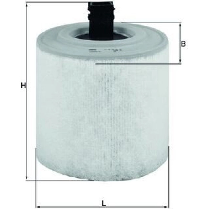 MAHLE Luftfilter LX 3015/16 MAHLE Luftfilter LX 3015/16