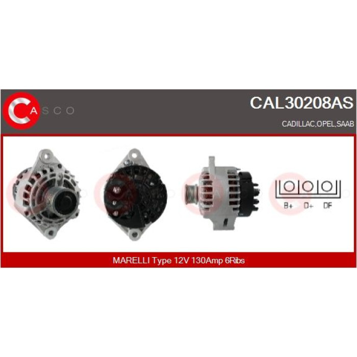 CASCO Generator CAL30208AS CASCO Generator CAL30208AS