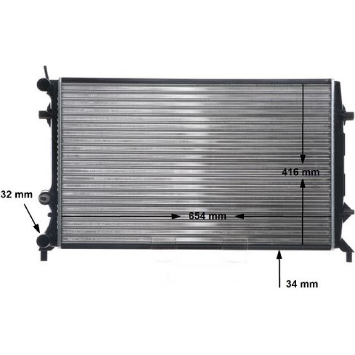 MAHLE Kühler, Motorkühlung CR 816 000S MAHLE Kühler, Motorkühlung CR 816 000S