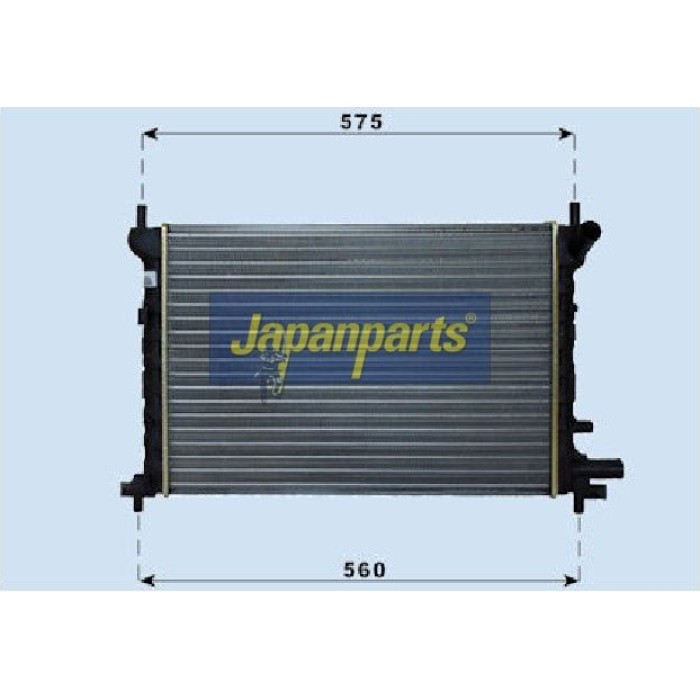 Japanparts Motorkühler RDA053061 Japanparts Motorkühler RDA053061