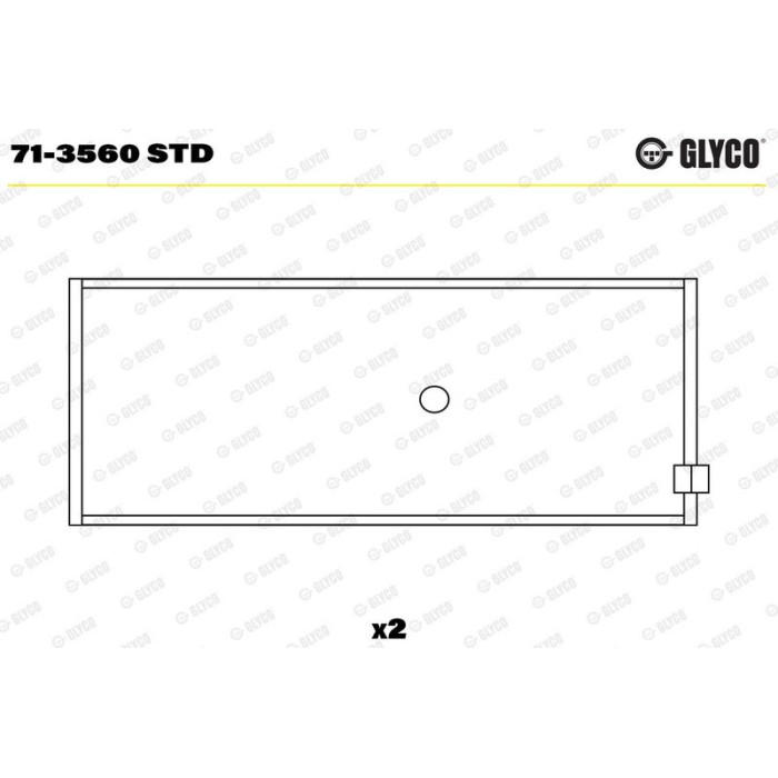 GLYCO Pleuellager 71-3560 STD GLYCO Pleuellager 71-3560 STD