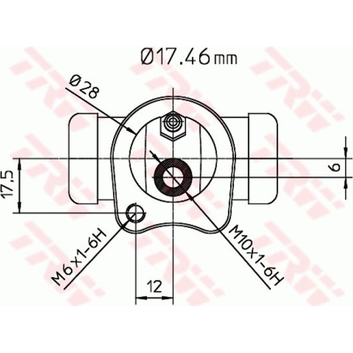 TRW Radbremszylinder BWC115 TRW Radbremszylinder BWC115