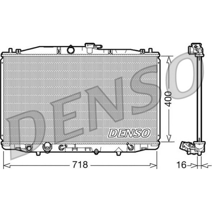 Denso Motorkühler DRM40023 Denso Motorkühler DRM40023